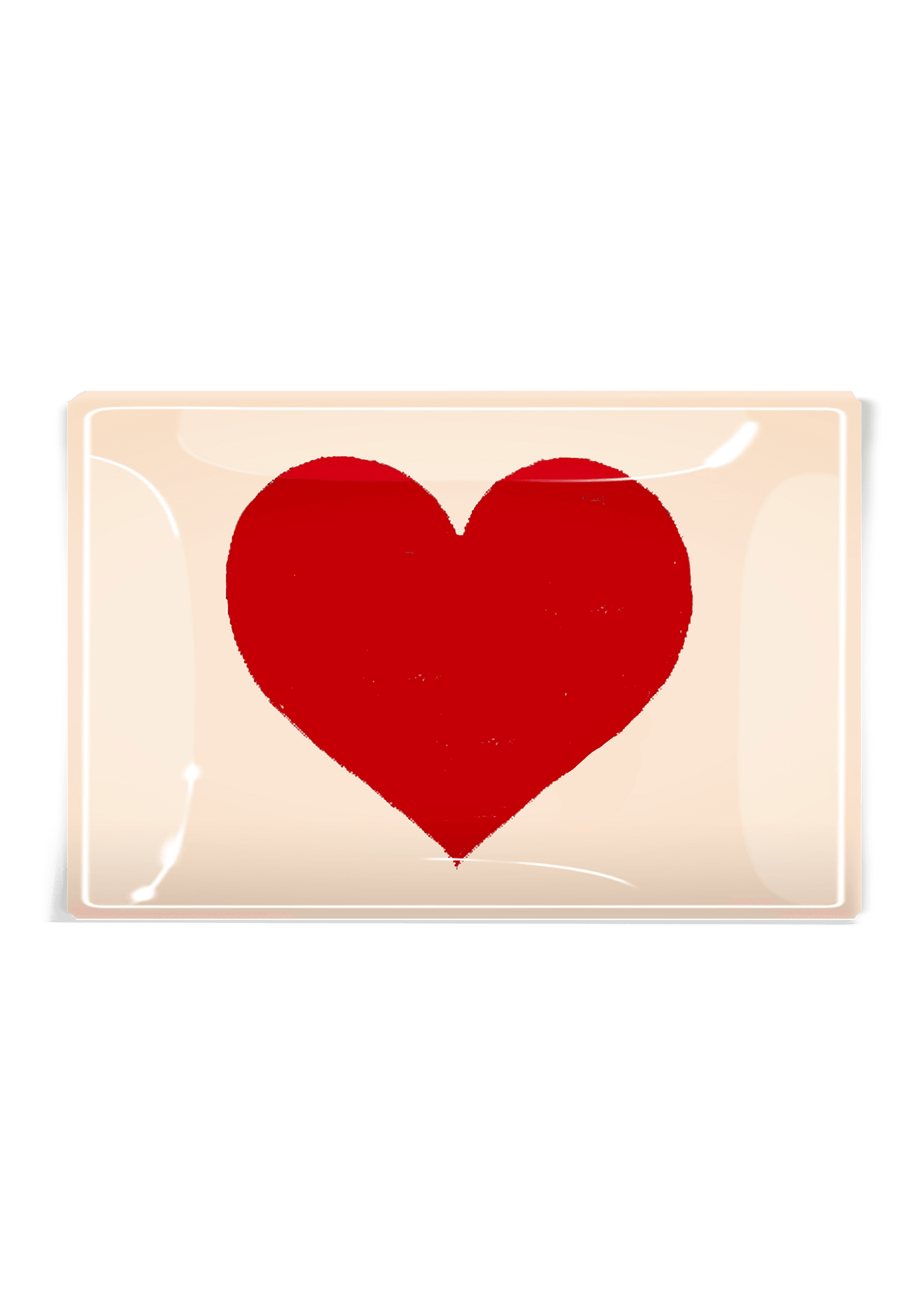 My Heart Is Full Decoupage Glass Tray