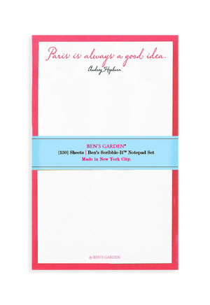 Paris Is Always A Good Idea Scribble Notepad Set/ 3