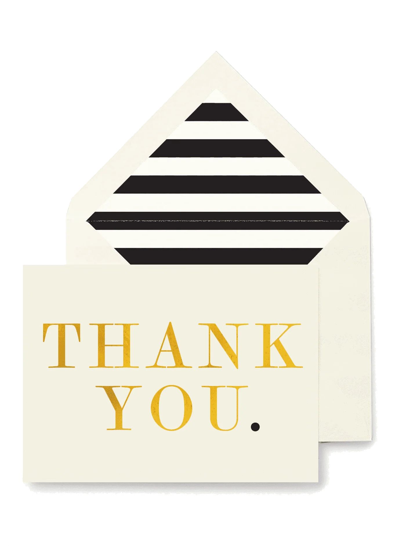 Thank You. Greeting Card, Single Folded Card