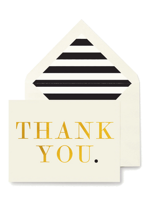 Thank You. Greeting Card, Single Folded Card