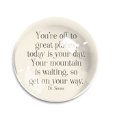 You're Off To Great Places Crystal Dome Paperweight - Bensgarden.com