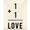 1+1 = Love Decoupage Glass Tray - Bensgarden.com