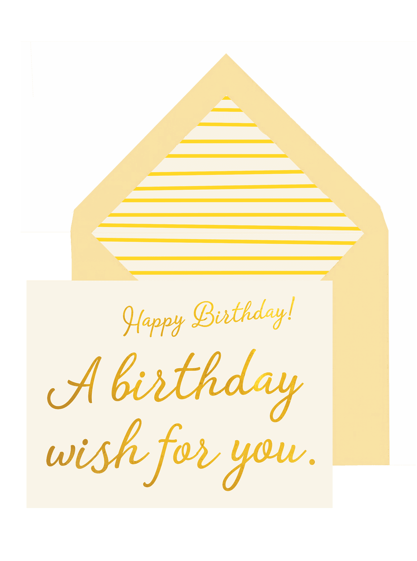 A Birthday Wish For You Greeting Card, Single Blank Card or Boxed