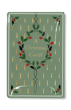 A Christmas Story Vintage Book Cover Glass Decoupage Tray - Bensgarden.com