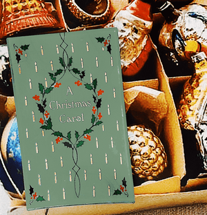 A Christmas Story Vintage Book Cover Glass Decoupage Tray - Bensgarden.com
