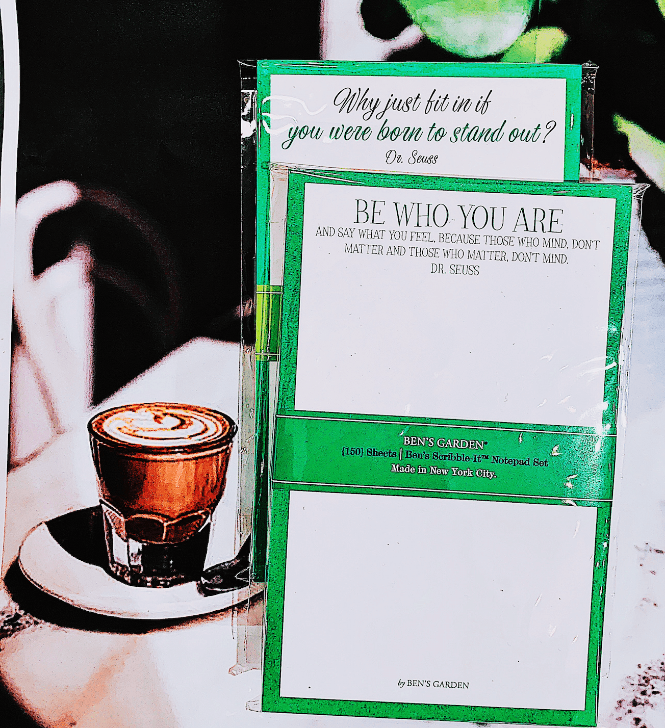 Be Who You Are Scribble Notepad, Set Of 2