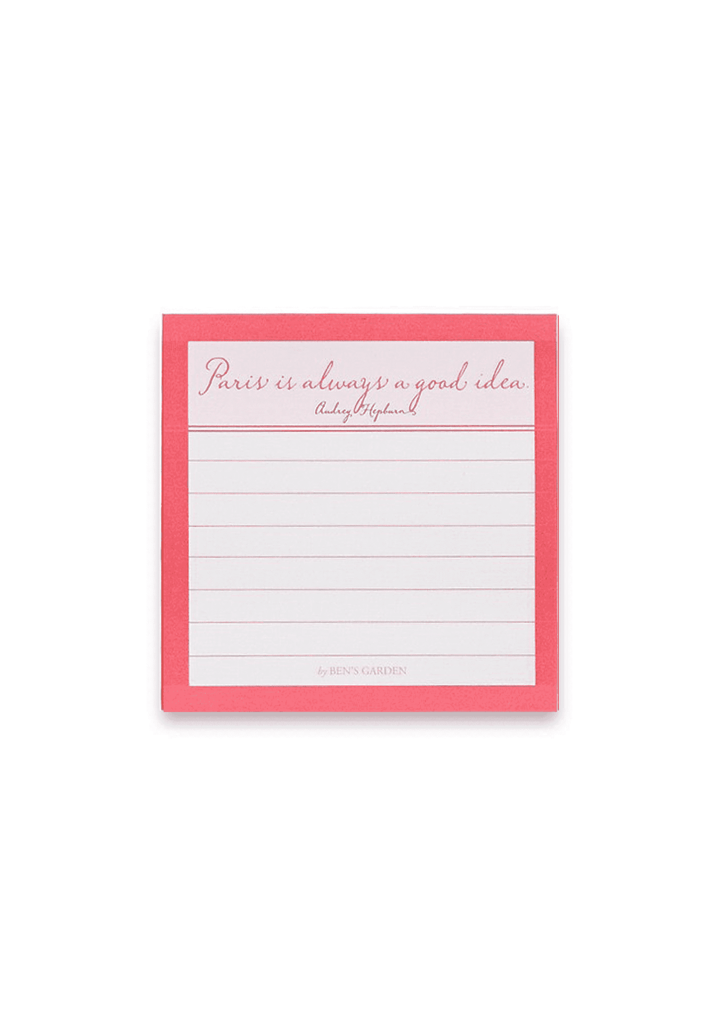 Ben's Garden Paris Is Always A Good Idea Scribble-It stickies Pad - Bensgarden.com