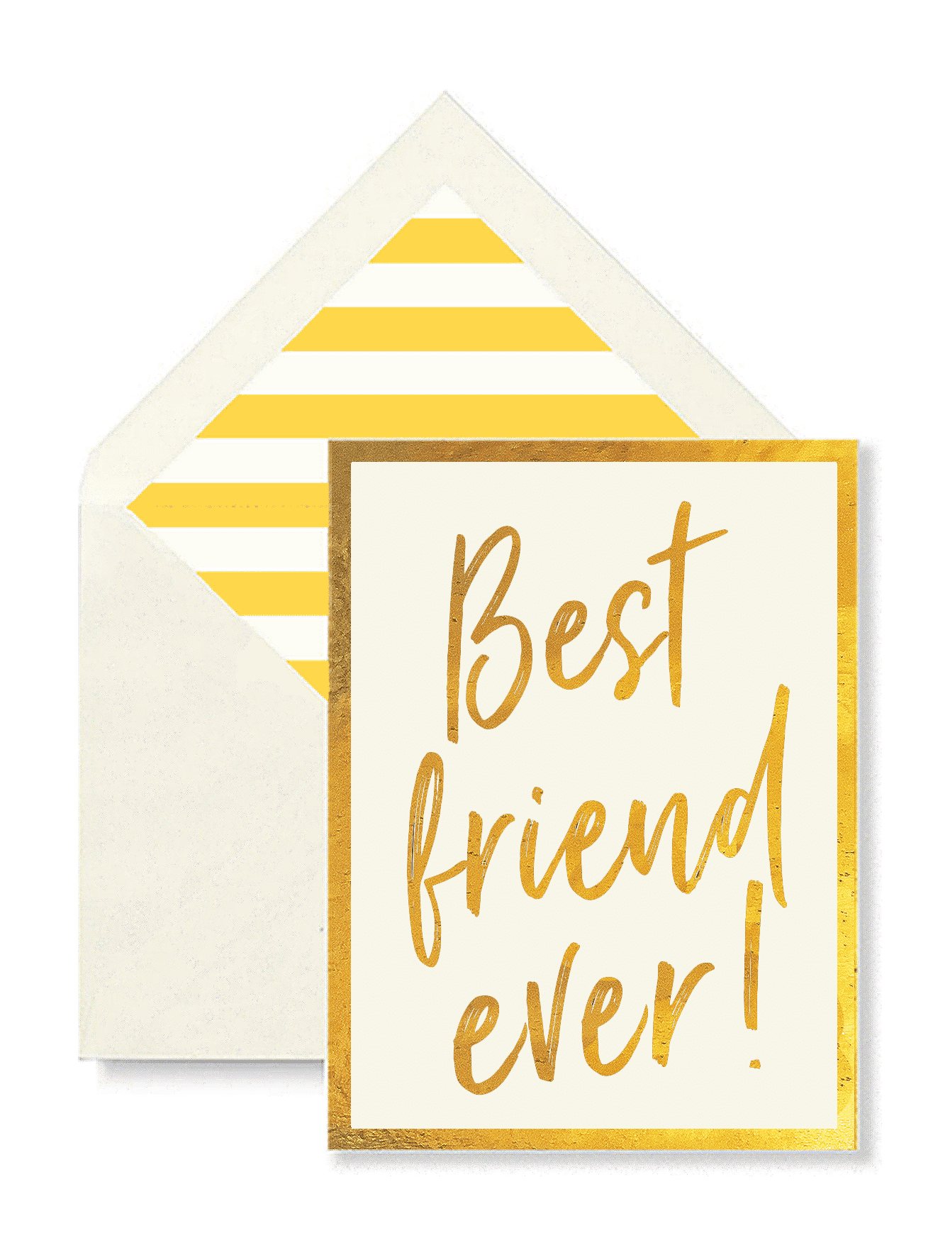 Best Friend Ever Greeting Card, Single Folded Card or Boxed Set of 8 - Bensgarden.com