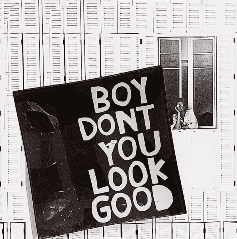 Boy Don't You Look Good Decoupage Tray - Bensgarden.com