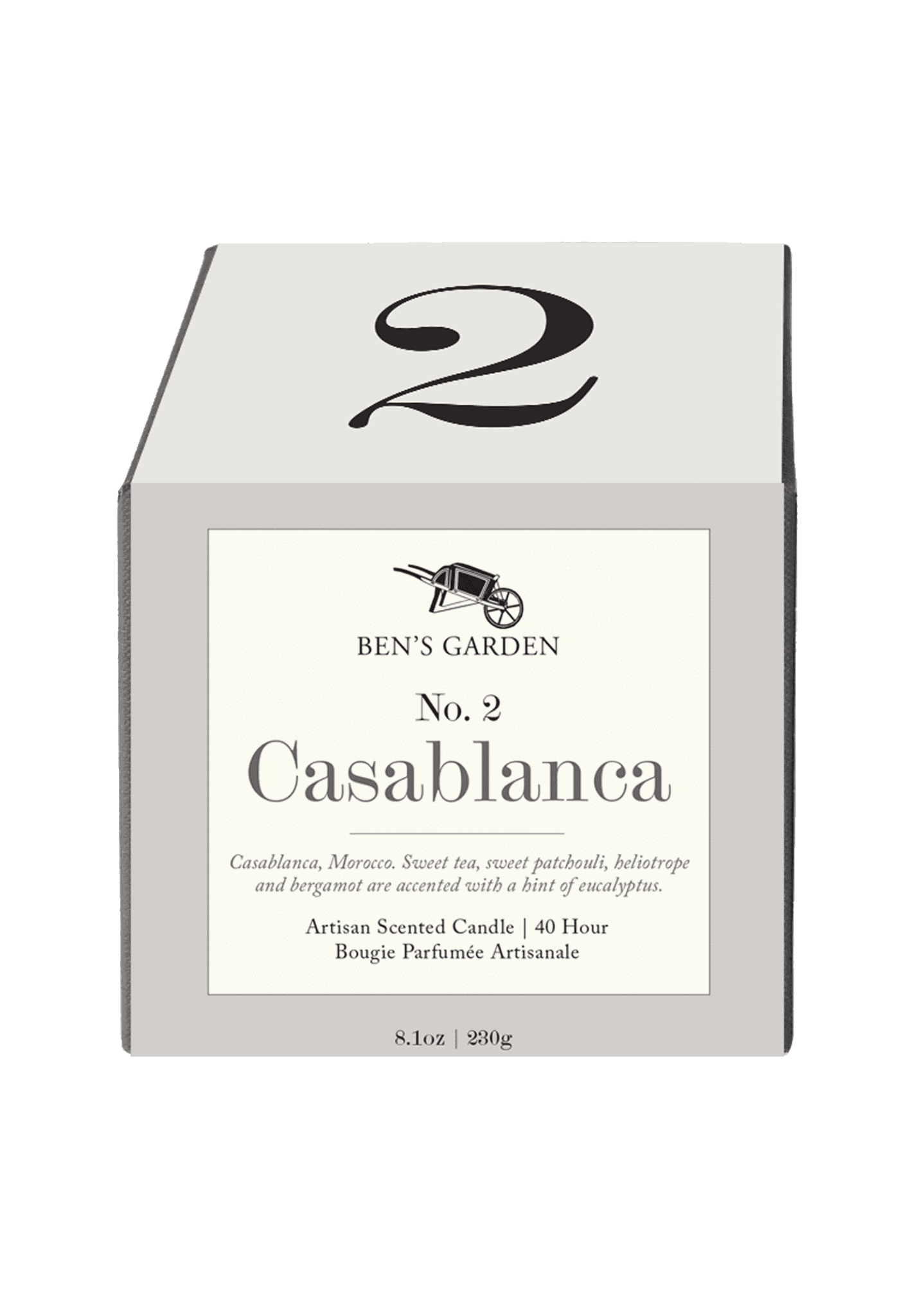 Casablanca No. 2, 40 Hour Artisan Scented Candle - Bensgarden.com