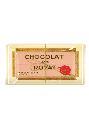 Chocolat de Royat French Chocolate Bar Decoupage Glass Tray - Bensgarden.com