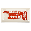 Dallas Texas Going My Way Decoupage Glass Tray - Bensgarden.com