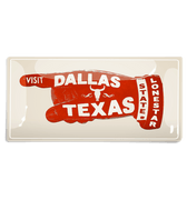 Dallas Texas Going My Way Decoupage Glass Tray - Bensgarden.com