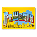 Fort Worth Texas Decoupage Glass Tray - Bensgarden.com