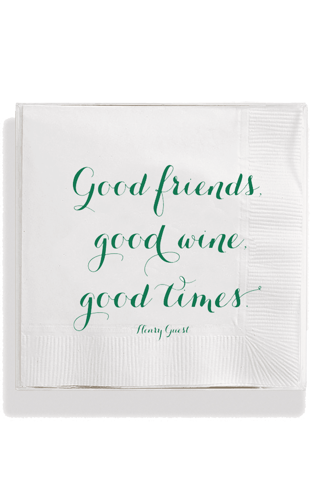 Good Friends, Good Times Amusing Cocktail Napkins - Bensgarden.com