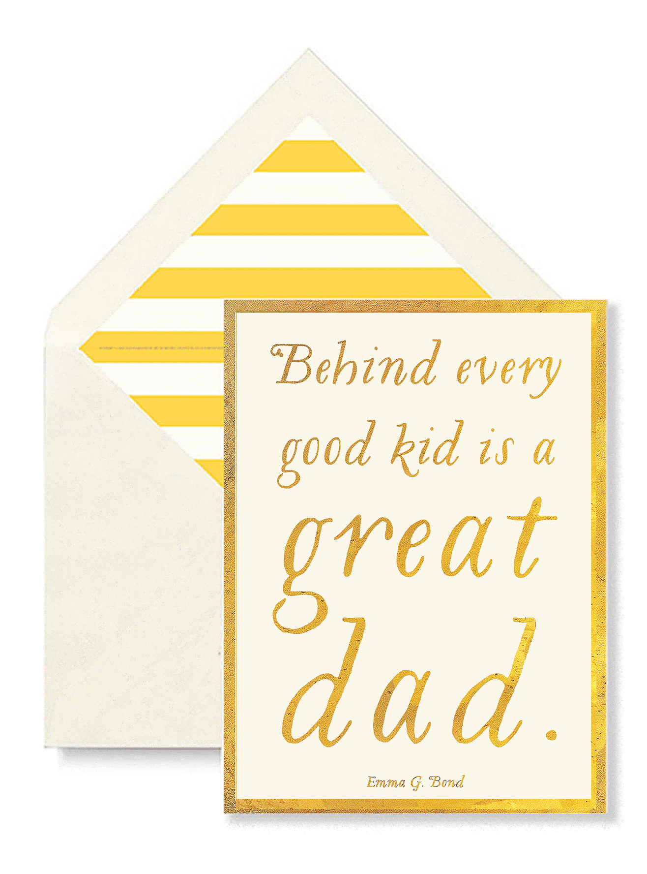 Great Dad Greeting Card, Single Folded Card - Bensgarden.com