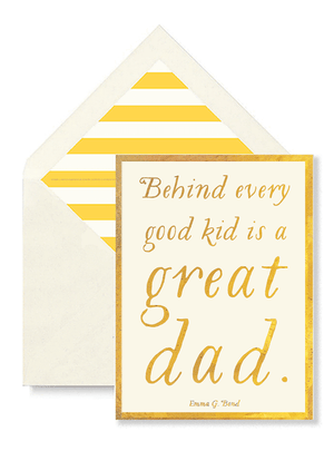 Great Dad Greeting Card, Single Folded Card or Boxed Set of 8 - Bensgarden.com