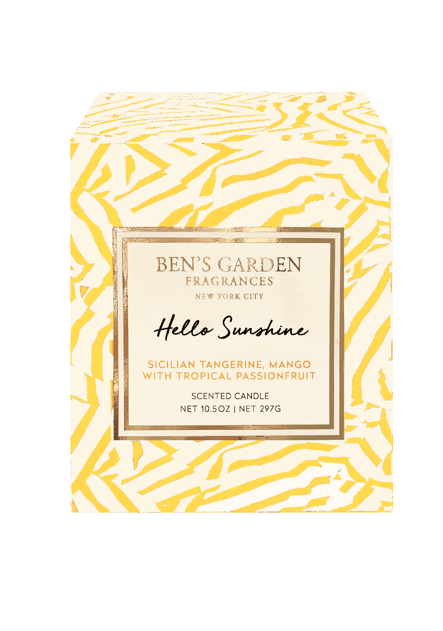 Hello Sunshine, Artisan Scented 10.5 oz. Signature Candle - Bensgarden.com