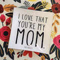 I Love That You're My Mom Decoupage Glass Tray - Bensgarden.com