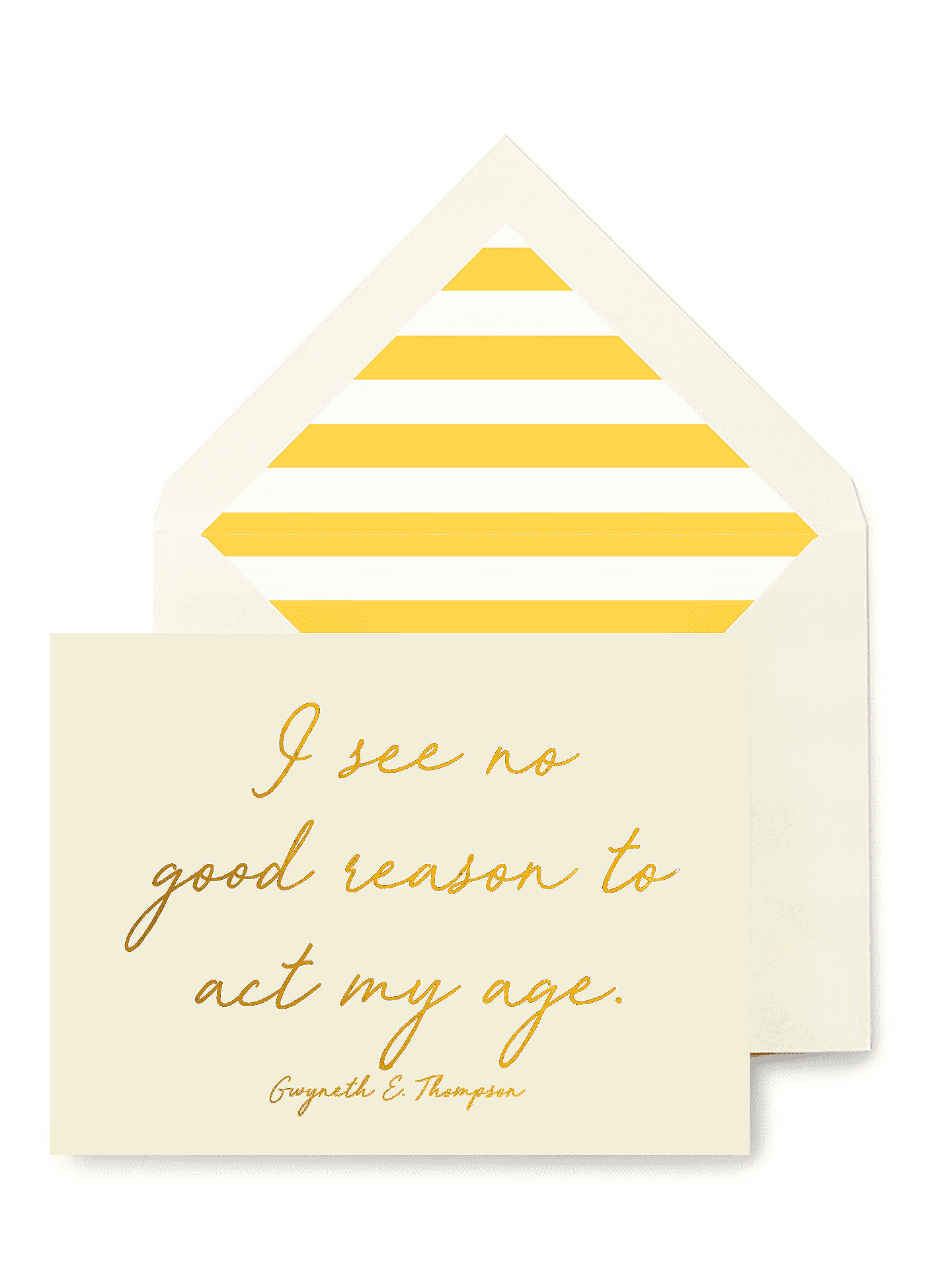 I See No Reason, Single Folded Card or Boxed Set of 8 - Bensgarden.com