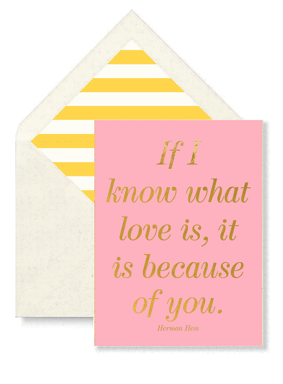 If I Know What Love Is Greeting Card, Single Folded Card or Boxed Set of 8 - Bensgarden.com