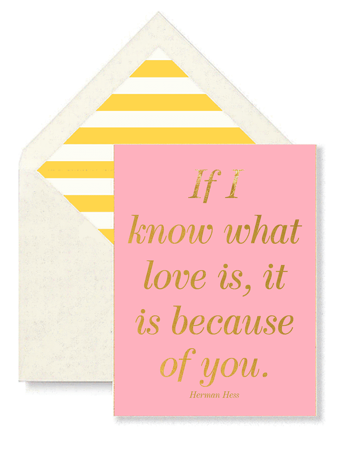 Bensgarden.com | If I Know What Love Is Greeting Card, Single Folded Card or Boxed Set of 8 - Ben's Garden. Made in New York City.