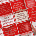 Let's Be Naughty Christmas Greeting Card, Single or Boxed Set of 8 - Bensgarden.com