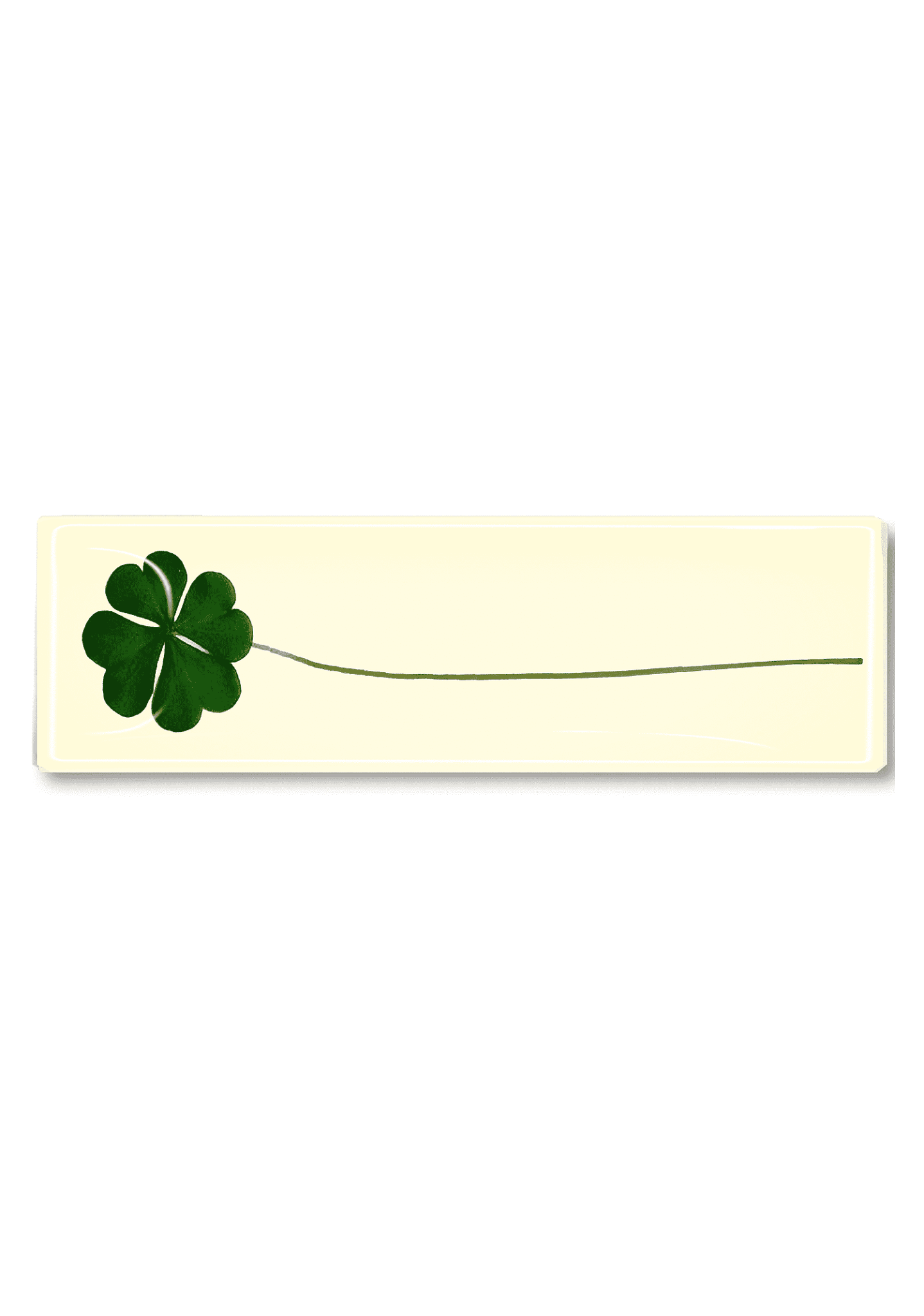 Lucky, Lucky Clover Decoupage Glass Tray - Bensgarden.com