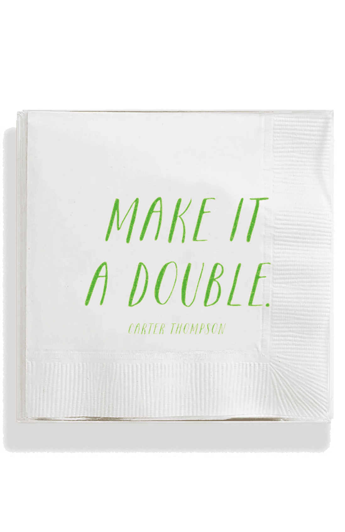 Make It A Double Amusing Cocktail Napkins - Bensgarden.com