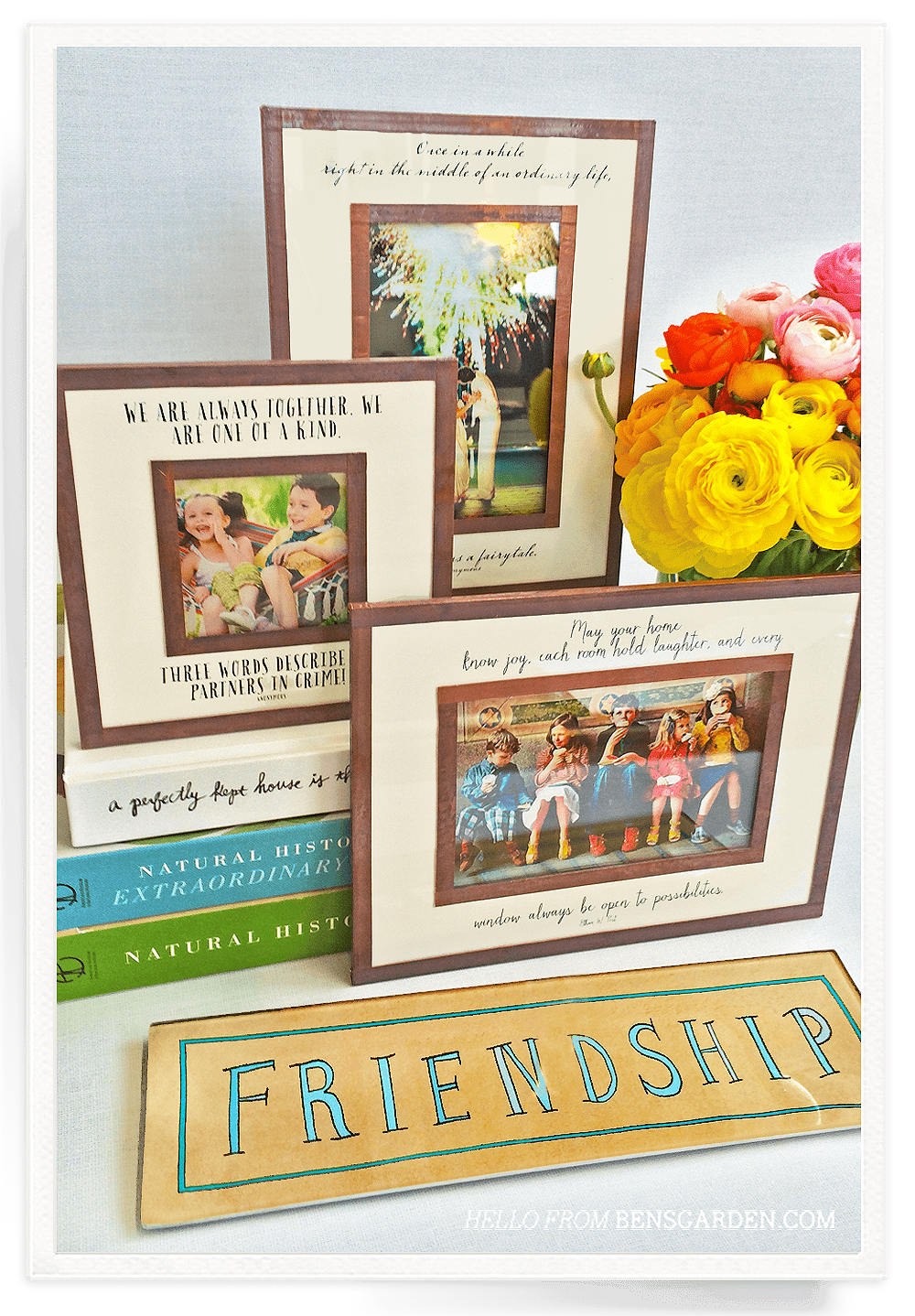 May Your Home Be A Place Copper & Glass Photo Frame - Bensgarden.com