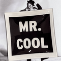 Mr. Cool Vintage Type Decoupage Glass Tray - Bensgarden.com