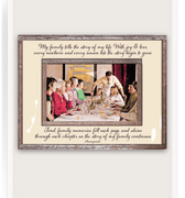 My Family Tells The Story Of My Life Copper & Glass Photo Frame - Bensgarden.com