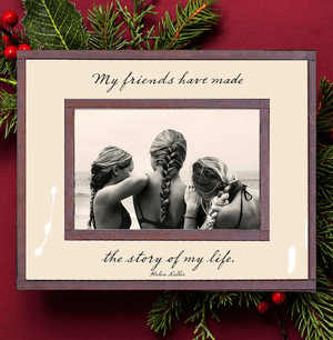 My Friends Have Made The Story Of My Life Copper & Glass Photo Frame - Bensgarden.com