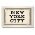 New York City Key Decoupage Glass Tray - Bensgarden.com