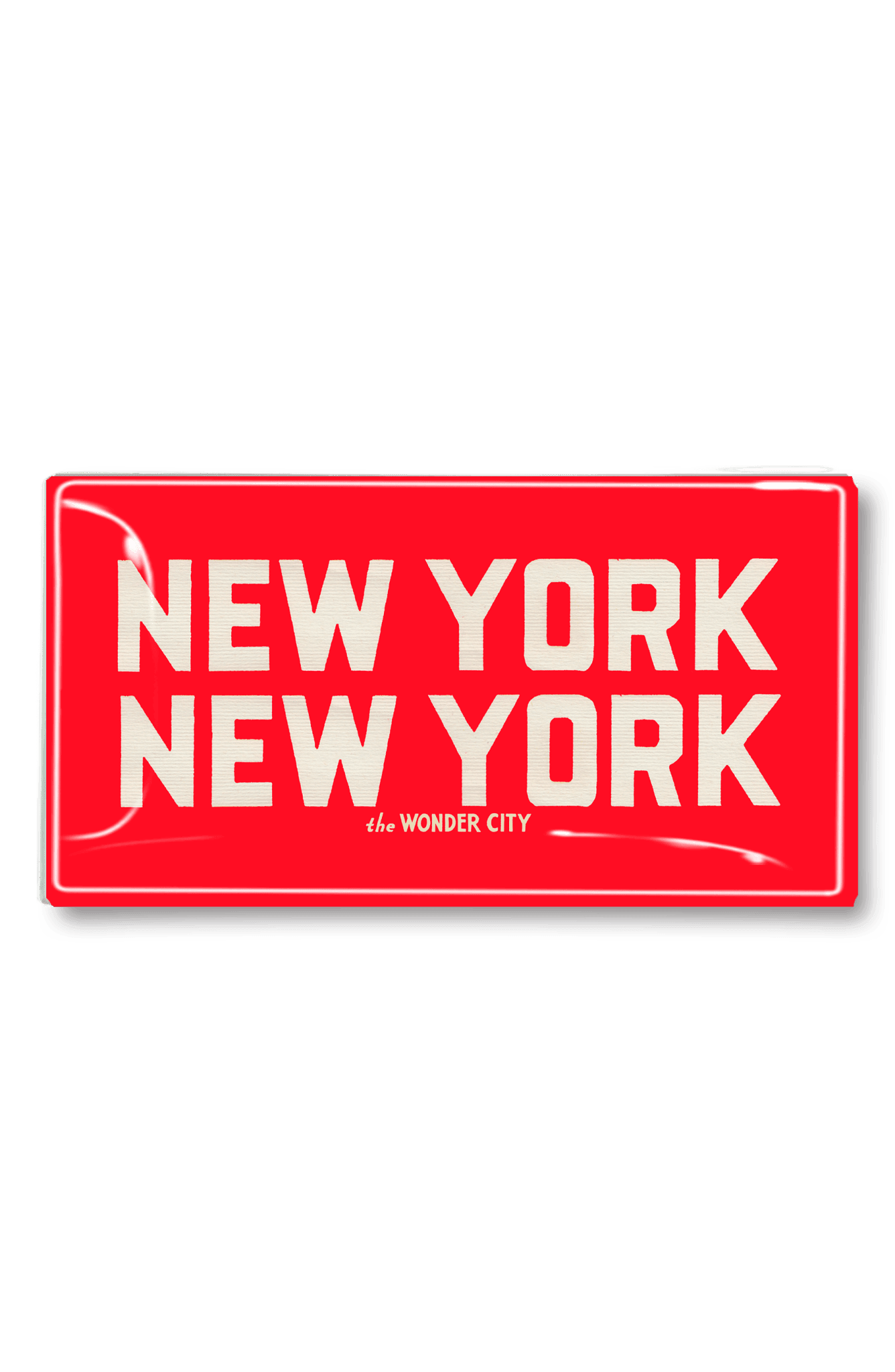 New York, New York Decoupage Map Glass Tray - Bensgarden.com