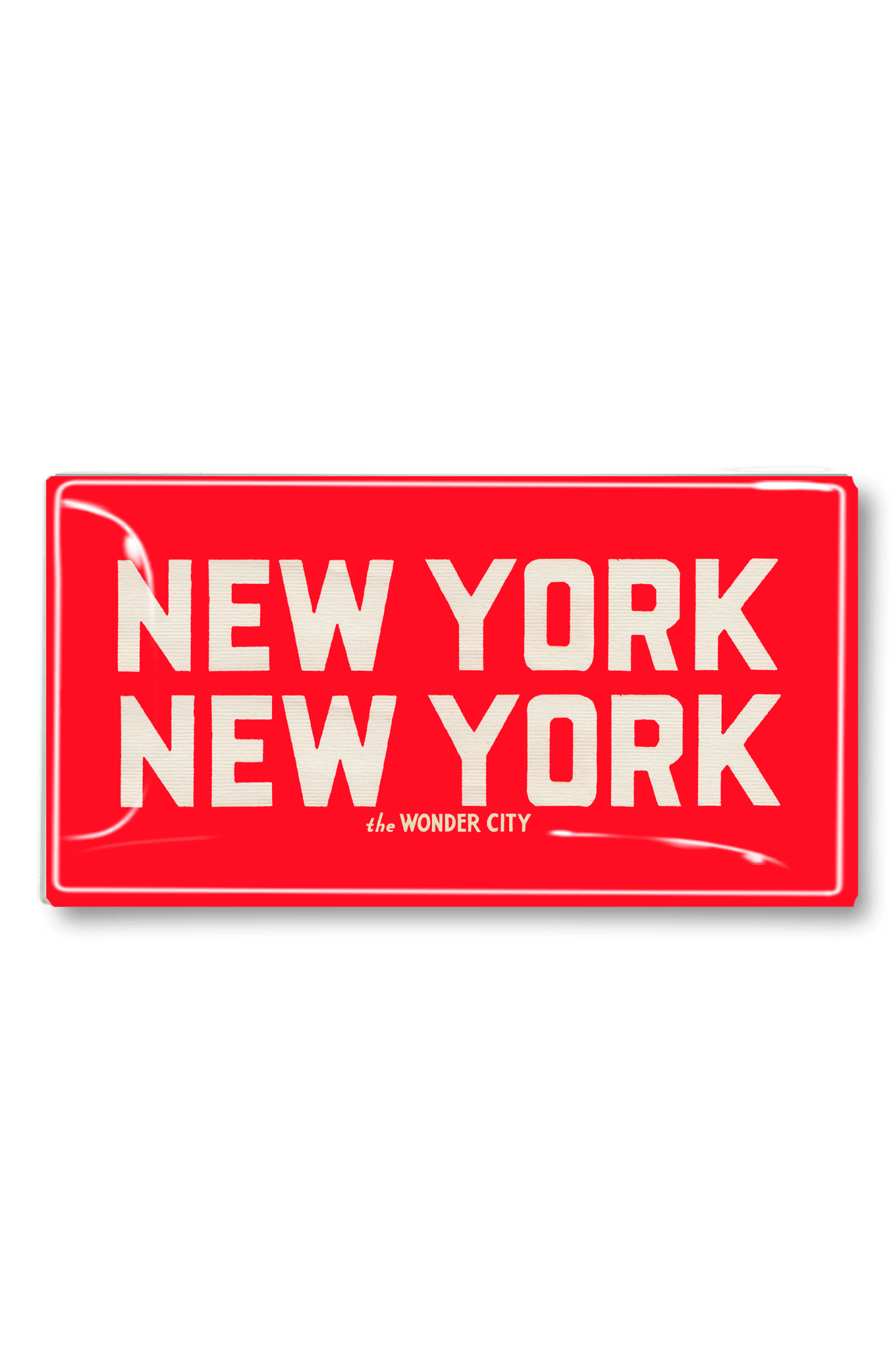 New York, New York Decoupage Map Glass Tray - Bensgarden.com