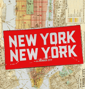 New York, New York Decoupage Map Glass Tray - Bensgarden.com