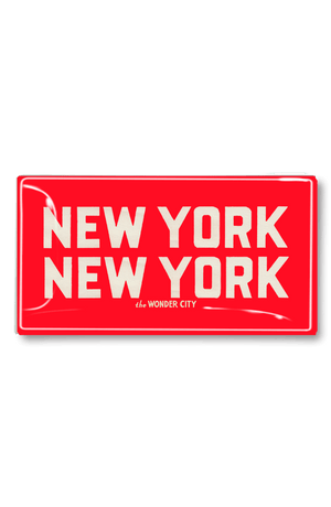 New York, New York Decoupage Map Glass Tray - Bensgarden.com