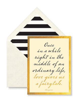 Once In A Right In The Middle Greeting Card, Single Folded Card - Bensgarden.com