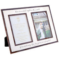 Once In A While Life Gives You A Fairytale, Double 5"x 7" Copper & Glass Photo Frame - Bensgarden.com