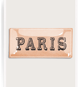 Paris Text Decoupage Glass Tray - Bensgarden.com