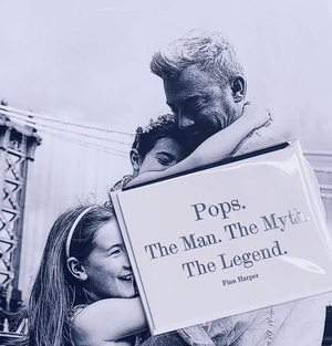 Pops. The Man. The Myth. The Legend. Greeting Card, Single Folded Card - Bensgarden.com