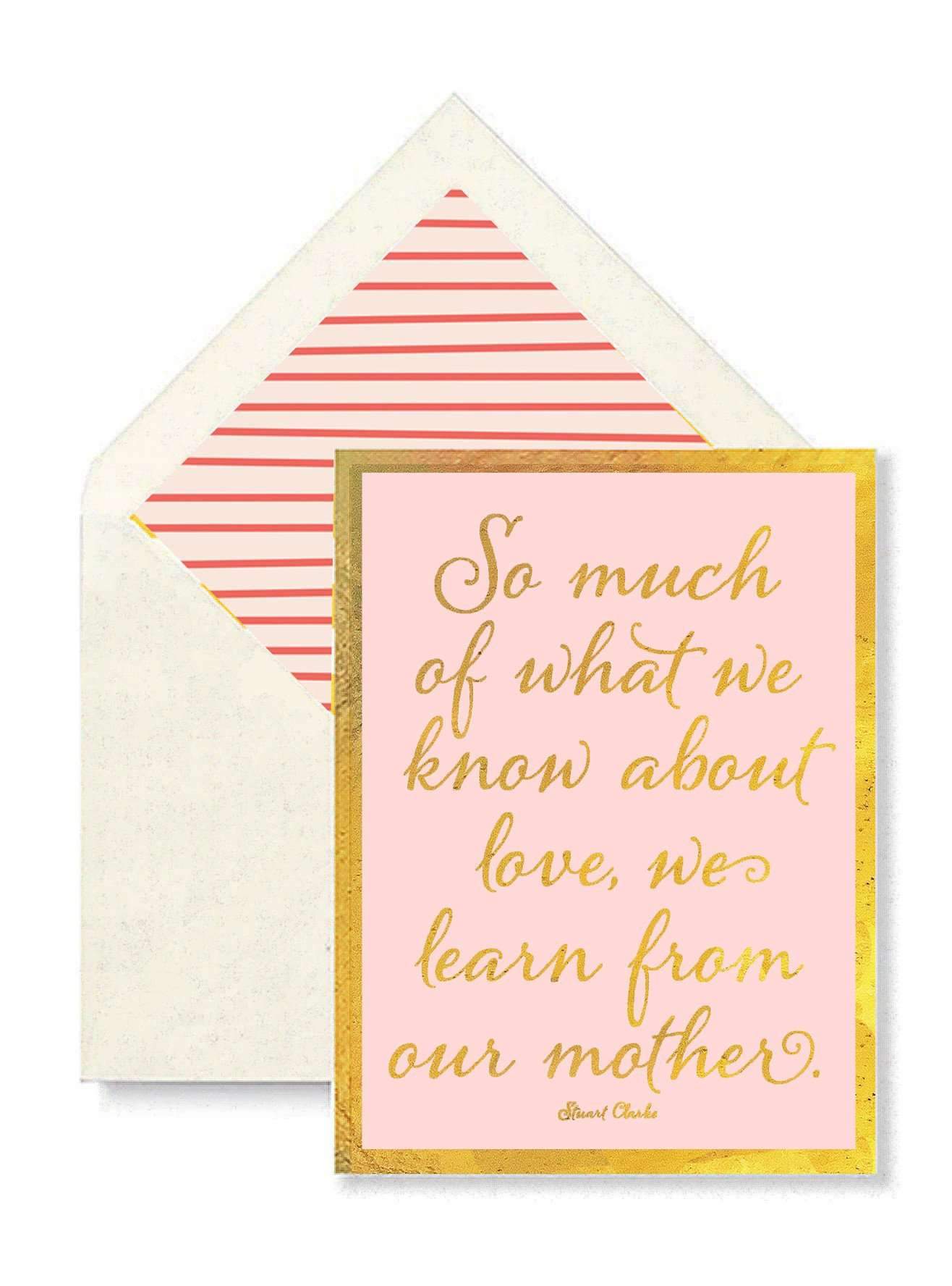 So Much Of What We Know Greeting Card, Single Folded Card or Boxed Set of 8 - Bensgarden.com