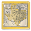 State of Texas Golden Decoupage Tray - Bensgarden.com