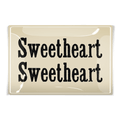 Sweetheart, Sweetheart Decoupage Glass Tray - Bensgarden.com