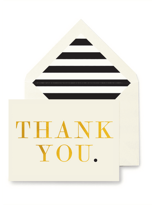 Thank You. Greeting Card, Single Folded Card - Bensgarden.com