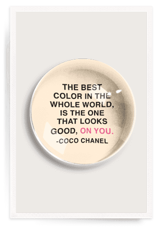 The Best Color In The Whole World French Crystal Dome Paperweight - Bensgarden.com