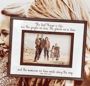 The Best Things In Life Copper & Glass Photo Frame - Bensgarden.com