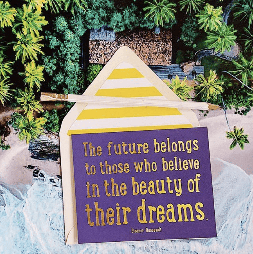 The Future Belongs Greeting Card, Single Folded Card or Boxed Set of 8 - Bensgarden.com