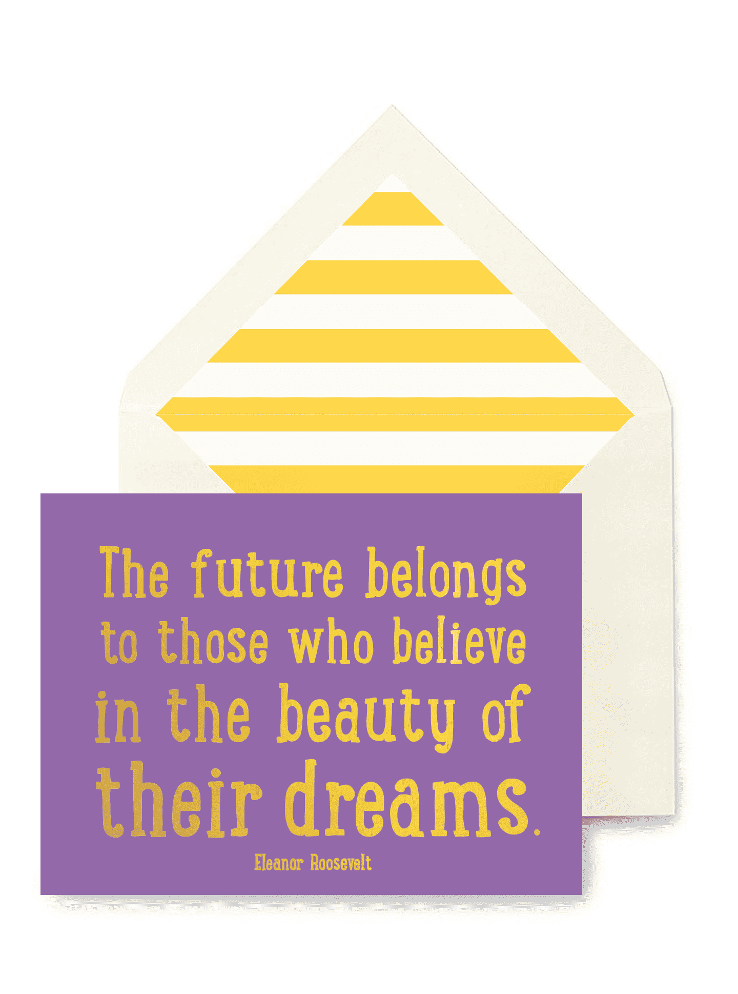The Future Belongs Greeting Card, Single Folded Card or Boxed Set of 8 - Bensgarden.com